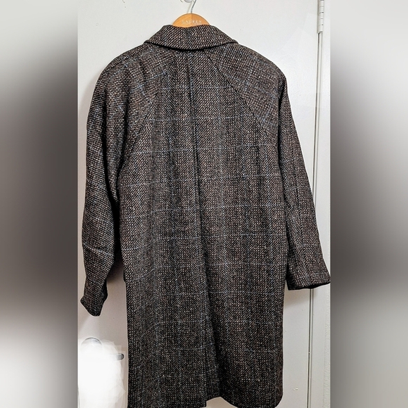 Imported Vintage Couture Stephen Marks Retro Wool Plaid Coat & Midi Pencil Skirt - Picture 7 of 10